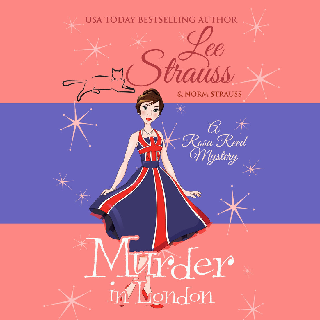 12 Days of Christmas Audio Book Giveaway - Day 8 - Murder in London - Shop Lee Strauss Books