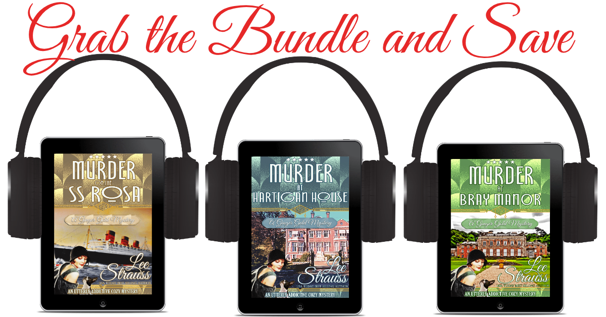 Ginger Gold Mystery Audiobook Bundle – Books 1-3 | 1920s Cozy Mystery Series (Copy)