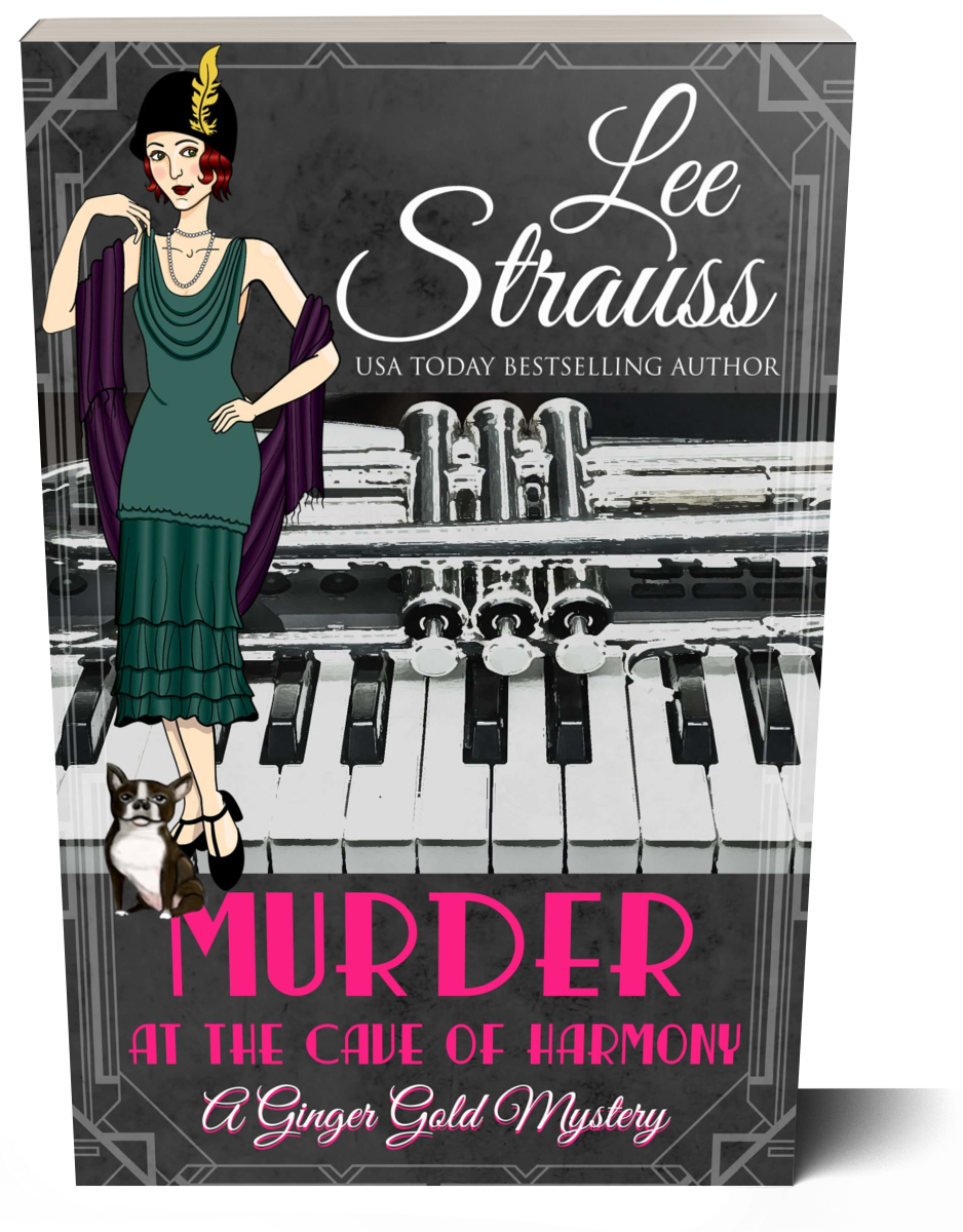Murder at the Cave of Harmony ~ A Ginger Gold Cozy Mystery (Paperback) #26 by Lee Strauss – 1920s Cozy Mystery (Ginger Gold Series)