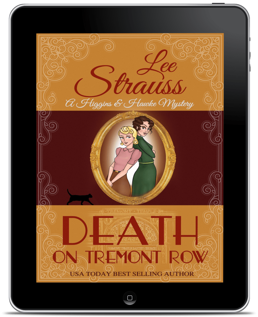 Death on Tremont Row ebook cover - 1930s