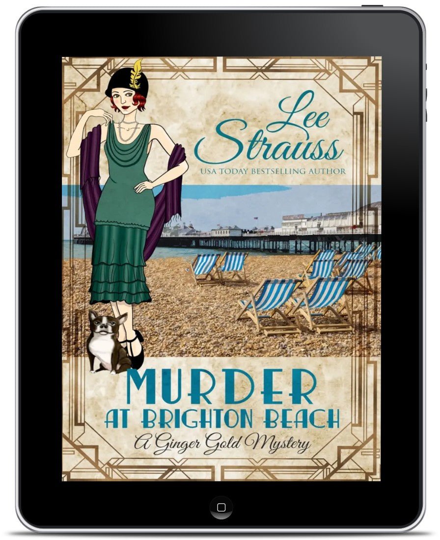 Murder at Brighton Beach – A Ginger Gold Mystery #13 (Ebook) by Lee Strauss – 1920s Cozy Mystery (Ginger Gold Series)