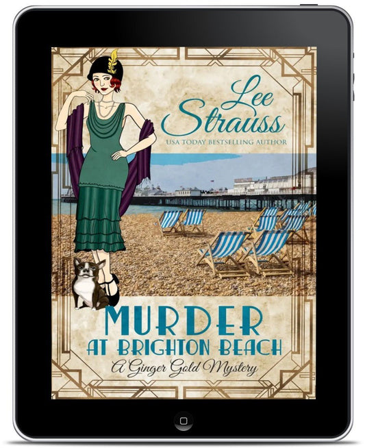 Murder at Brighton Beach – A Ginger Gold Mystery #13 (Ebook) by Lee Strauss – 1920s Cozy Mystery (Ginger Gold Series)