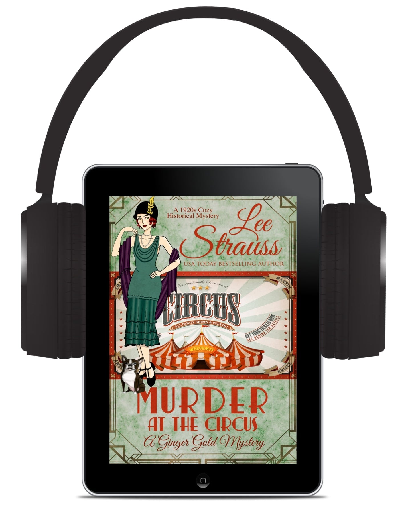 Murder at the Circus – Ginger Gold Mystery #19 (Audiobook) by Lee Strauss – 1920s Cozy Mystery (Ginger Gold Series)