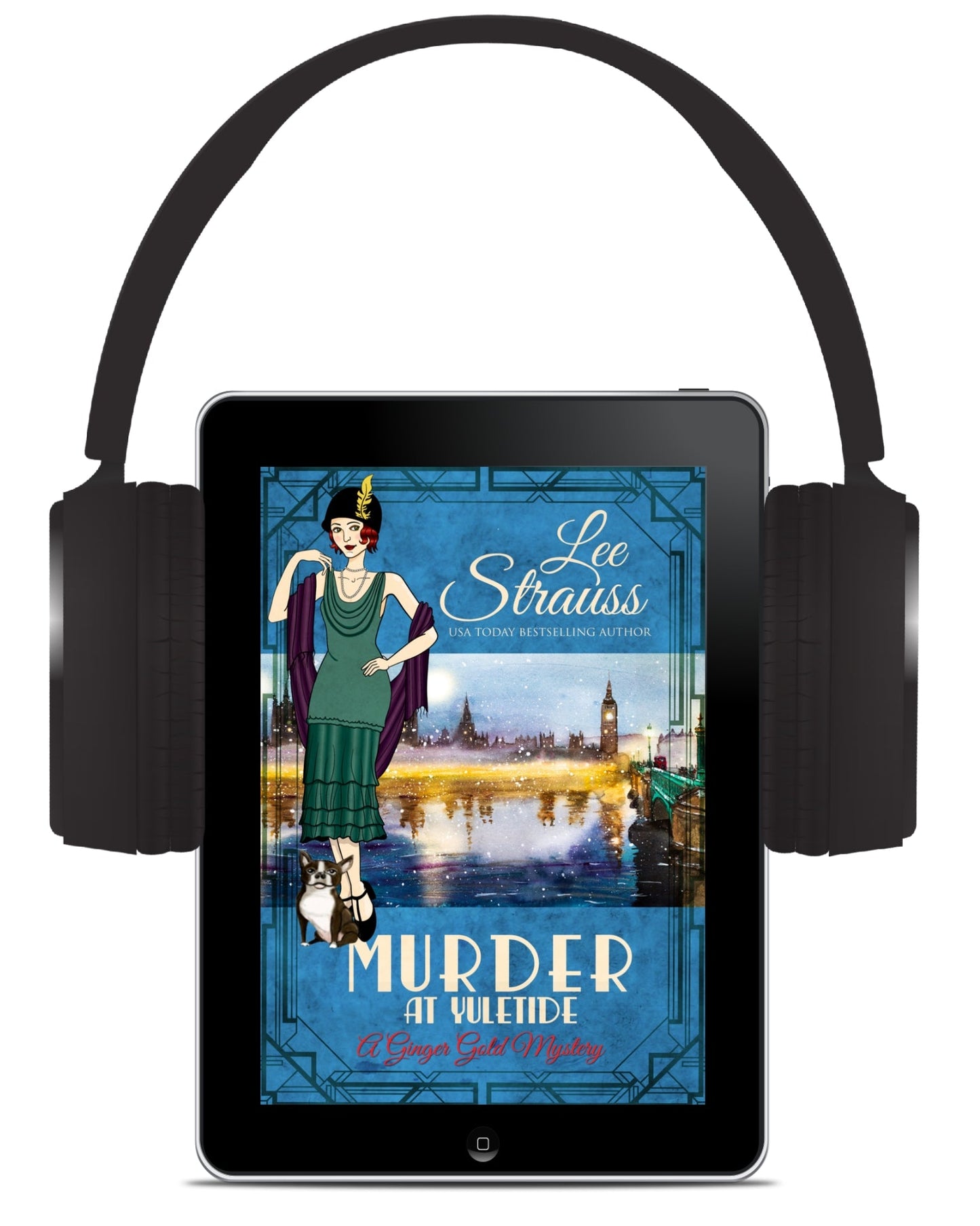 Murder at Yuletide – Ginger Gold Mystery #22 (Audiobook) by Lee Strauss – 1920s Cozy Mystery (Ginger Gold Series)