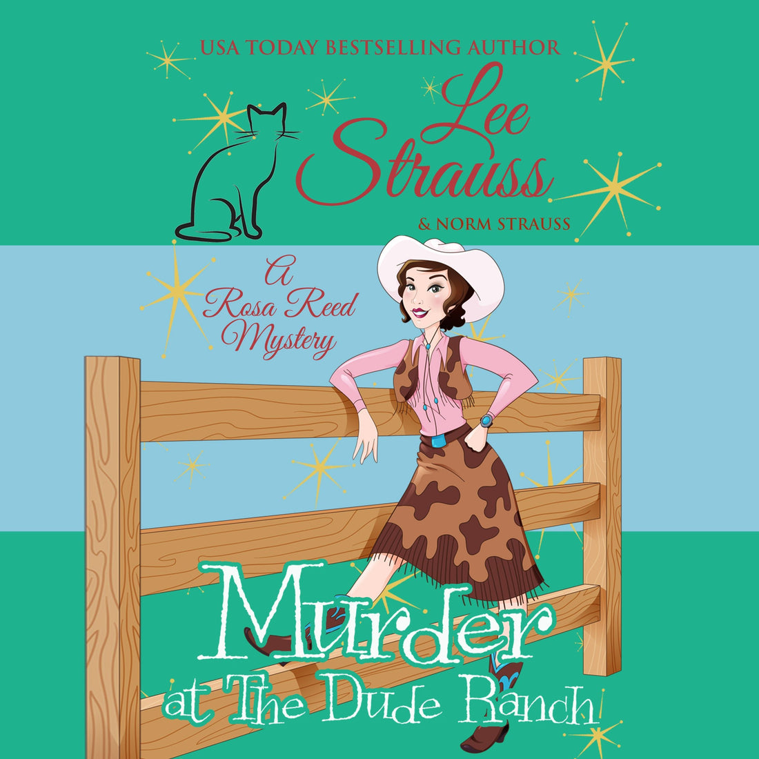 12 Days of Christmas Audio Book Giveaway - Day 7 - Murder at the Dude Ranch - Shop Lee Strauss Books