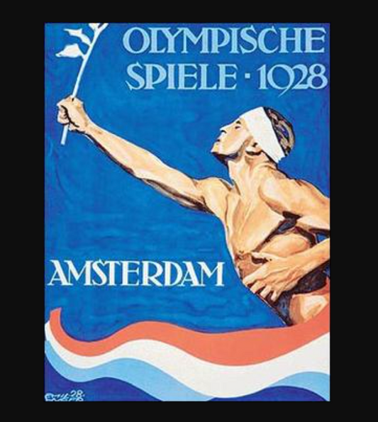 1928 First Summer Olympics Amsterdam + Ginger Gold is there!