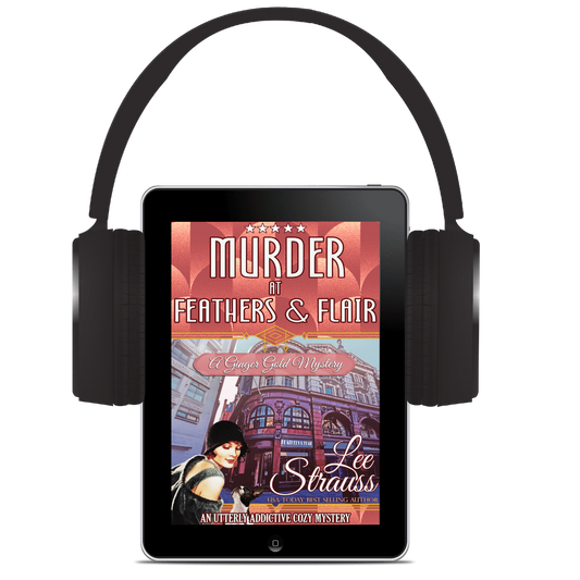 Murder at Feathers & Flair – A Ginger Gold Mystery #4 (Audiobook)