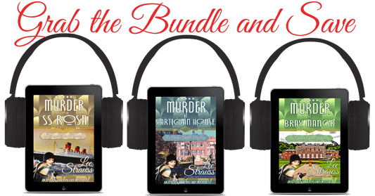 Ginger Gold Mystery Audiobook Bundle – Books 1-3 | 1920s Cozy Mystery Series (Copy)