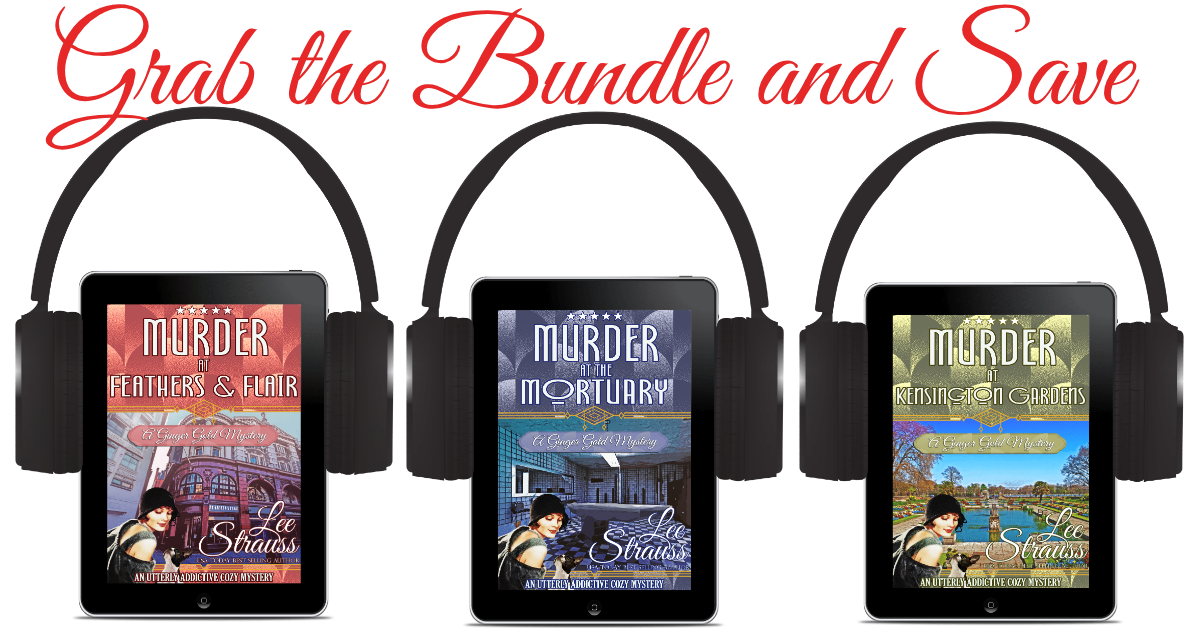 Ginger Gold Mystery Audiobook Bundle – Books 4-6 (1920s Cozy Mystery Series)