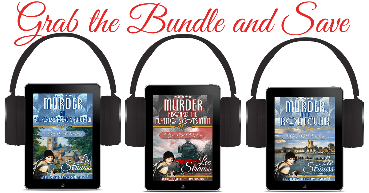 Ginger Gold Mystery Audiobook Bundle – Books 7-9 (1920s Cozy Mystery Series)