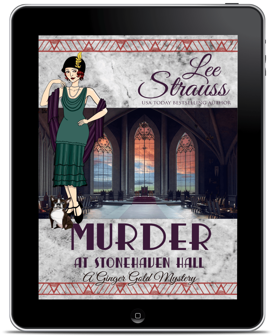 Murder at Stonehaven Hall by Lee Strauss, a Ginger Gold Mystery
