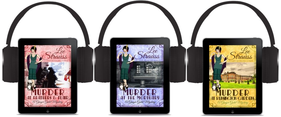 Ginger Gold Mystery Books 4 - 6 BUNDLE (Audiobooks) - Murder Mysteries - Shop Lee Strauss Books