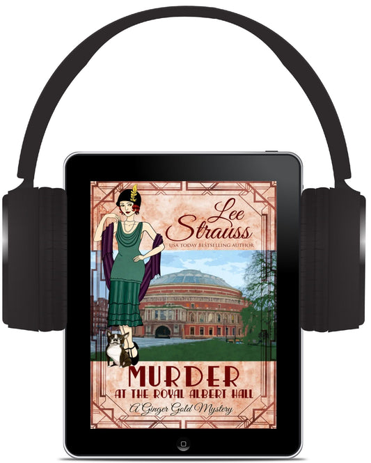 Murder at the Royal Albert Hall - A Ginger Gold Mystery (Audiobook) #15 - Murder Mysteries - Shop Lee Strauss Books