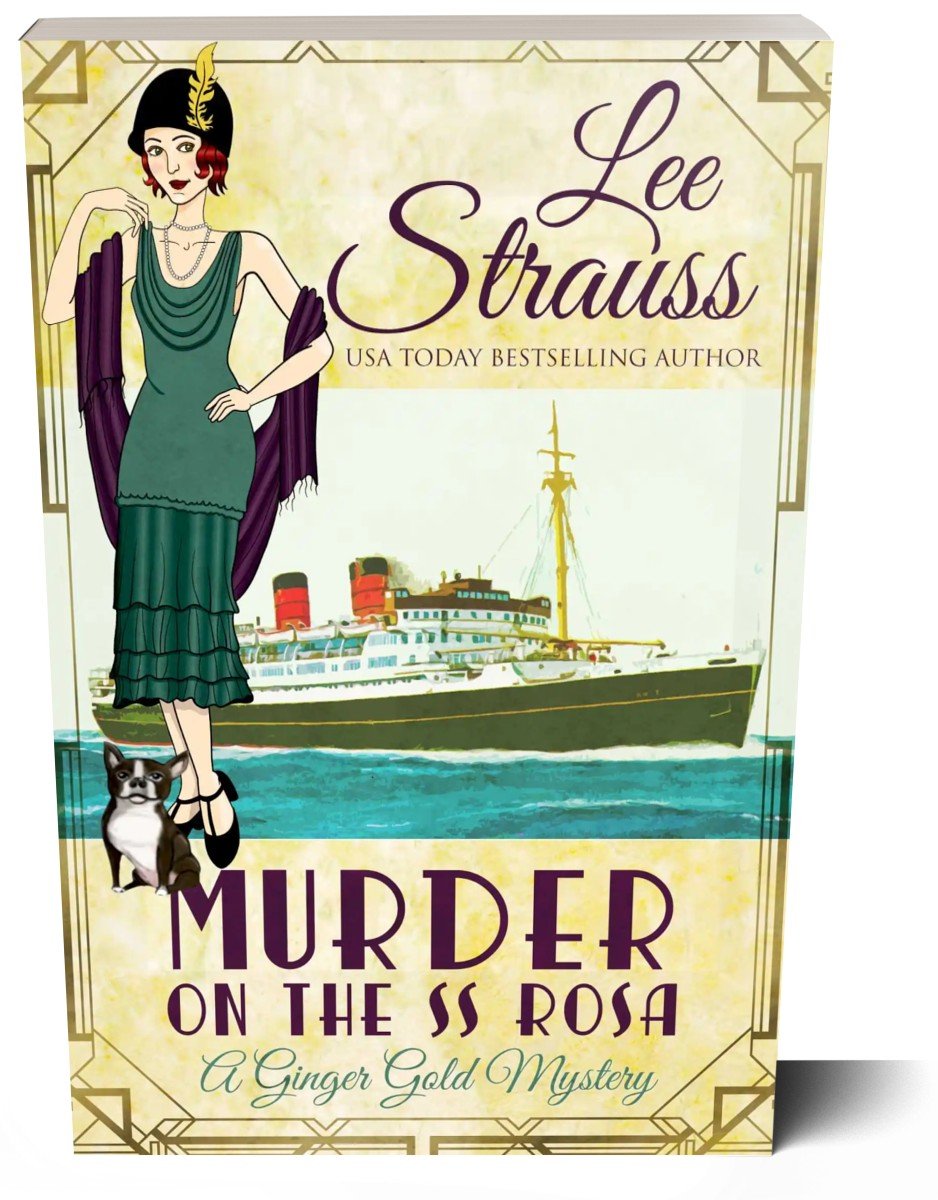 Ginger Gold Murder Mystery SS Rosa Print