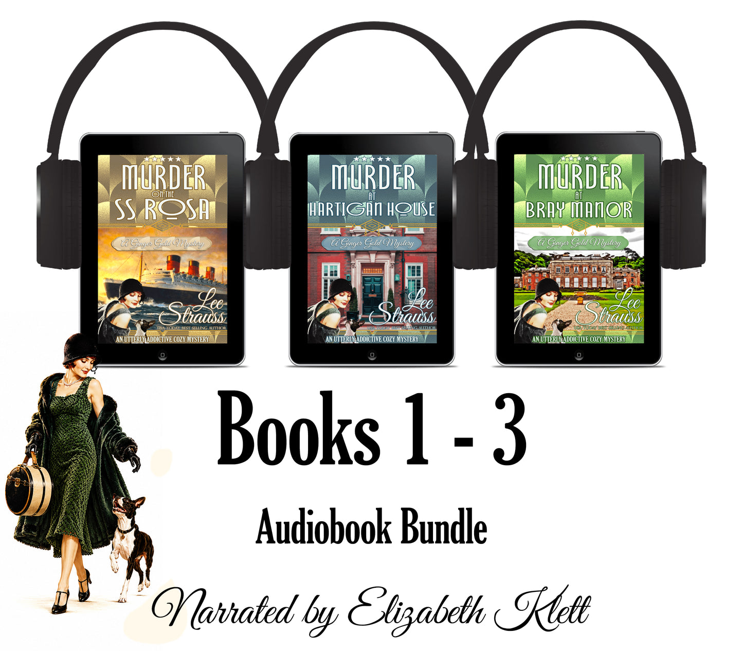 The Ginger Gold Starter Collection | 3 Historical Cozy Mystery Audiobooks
